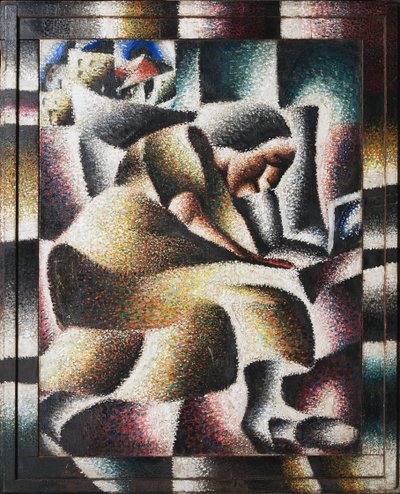En kvinna som läser, 1920. av Arthur Segal