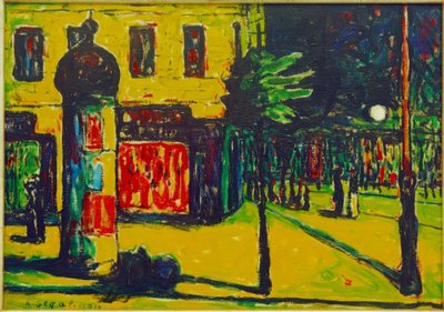 Gatuvy i Berlin av Arthur Segal