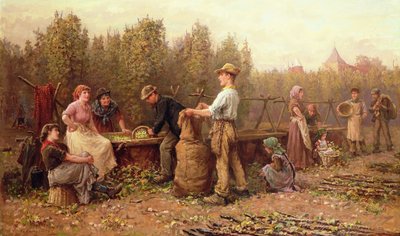 Humlplockare, sent 1800-tal eller tidigt 1900-tal av Arthur Verey