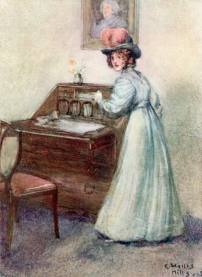 Illustration for Persuasion av Jane Austen av Arthur Wallis Mills
