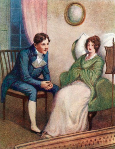 Illustration för Pride and Prejudice av Jane Austen av Arthur Wallis Mills