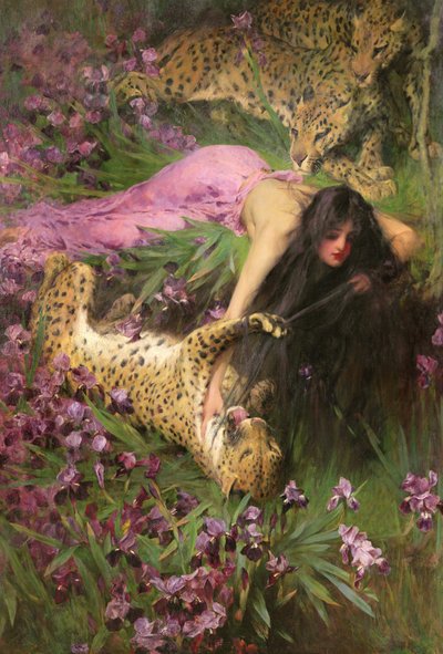 Trollkarlen, ca 1901 av Arthur Wardle