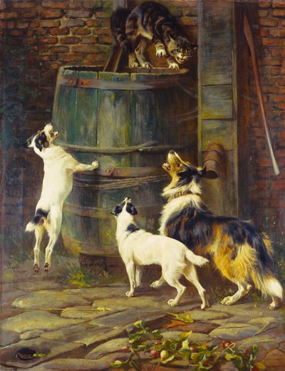 We Just Want to Play (olja på duk) av Arthur Wardle