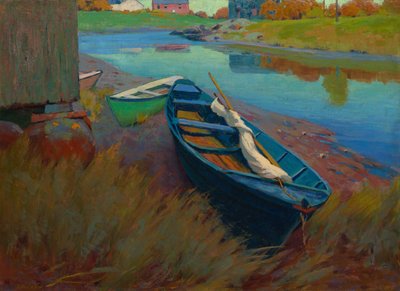 Båtar i vila av Arthur Wesley Dow