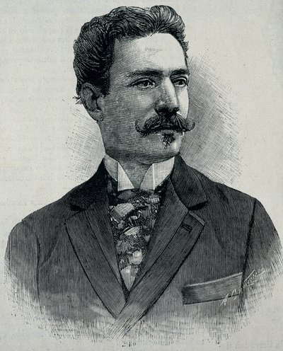 ALBARRAN Y DOMINGEZ, Joaquin (1860-1912). Spansk urolog född på Kuba. (gravyr) av Artist Unknown