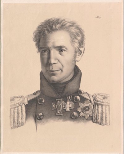 Adam Johann von Krusenstern av Artist Unknown