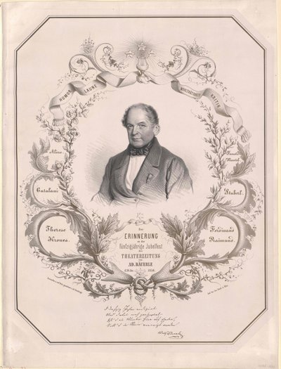 Adolf Baeuerle (tryck) av Artist Unknown