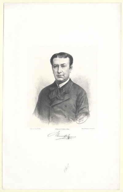 Adolf von Sonnenthal av Artist Unknown