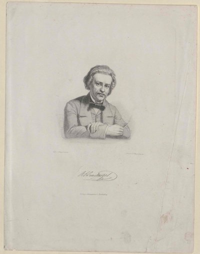 Albert Brachvogel (tryck) av Artist Unknown