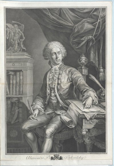 Alexander greve Belozersky-Belozersky av Artist Unknown