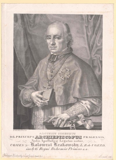 Aloysius Joseph greve Kolovrat Krakowski av Artist Unknown