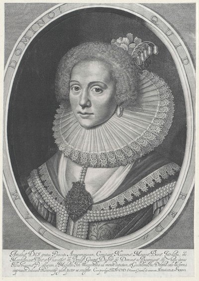 Amalie grevinna av Solms-Braunfels av Artist Unknown
