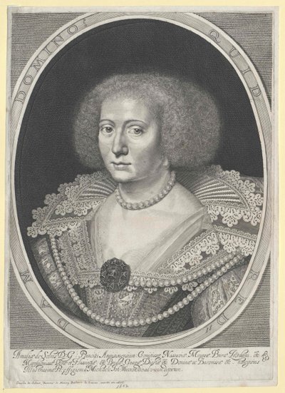 Amalie grevinna av Solms-Braunfels av Artist Unknown
