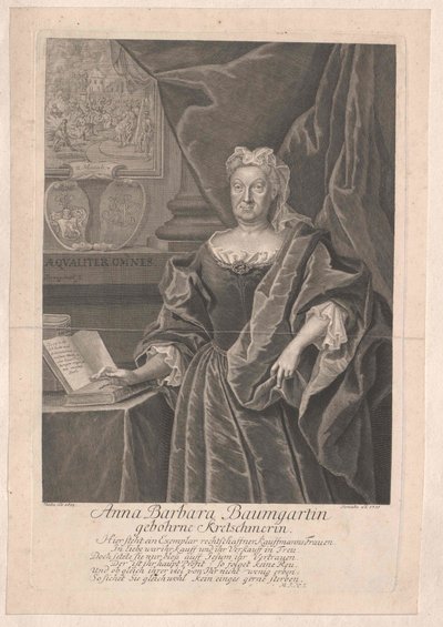 Anna Barbara Kretschmer av Artist Unknown