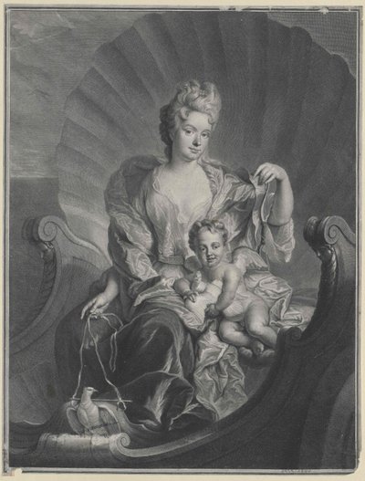 Anna Constance grevinna Cosel av Artist Unknown