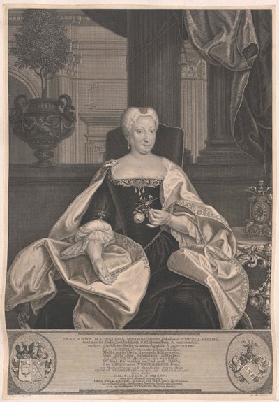 Anna Magdalene Engelland av Artist Unknown