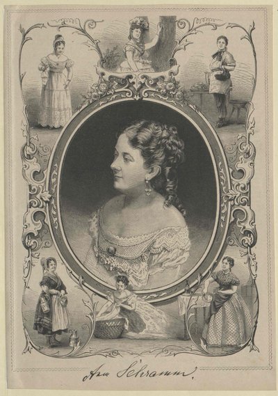 Anna Schramm (tryck) av Artist Unknown