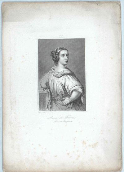 Anna av Brittany, av Artist Unknown