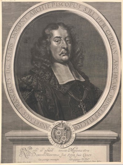Anselm Franz von Ingelheim (tryck) av Artist Unknown