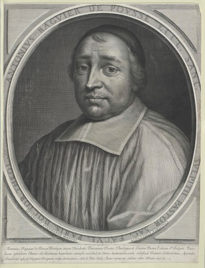 Antoine Raguier de Pouss00000000 (tryck) av Artist Unknown