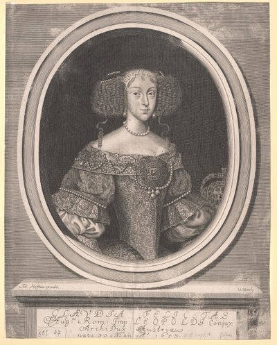 Ärkehertiginnan av Österrike Klaudia Felicity av Artist Unknown