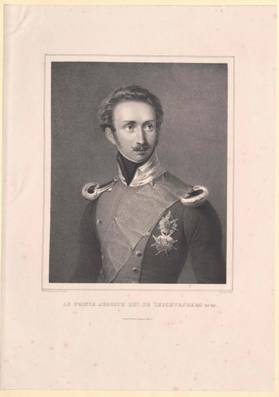 August hertig Leuchtenberg av Artist Unknown