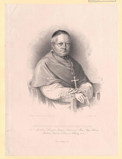 Augustin Bartholomew Hille av Artist Unknown