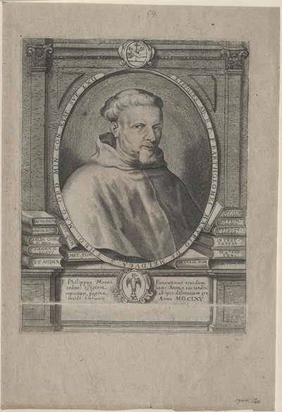 Bartholomew Mastrius de Medula (tryck) av Artist Unknown