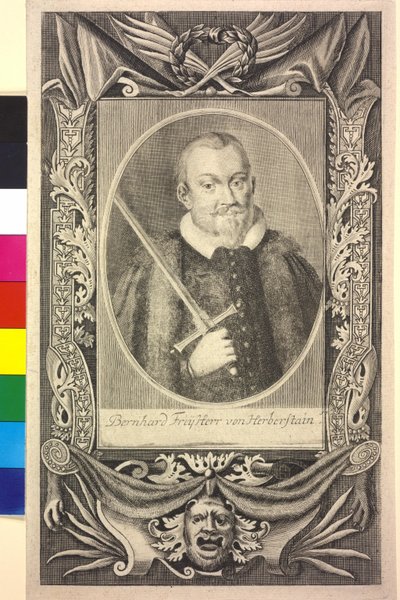 Bernhardin Baron av Herberstein av Artist Unknown