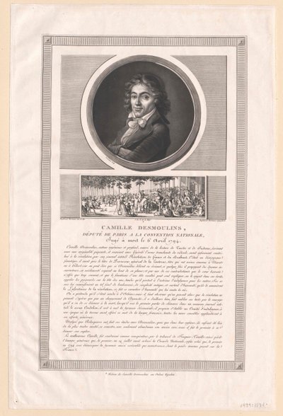 Camille Desmoulins (tryck) av Artist Unknown