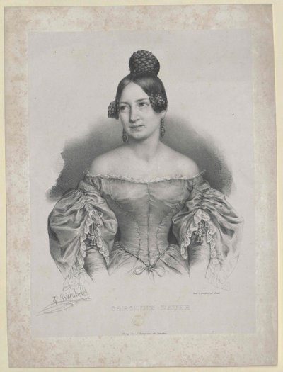 Caroline Bauer av Artist Unknown