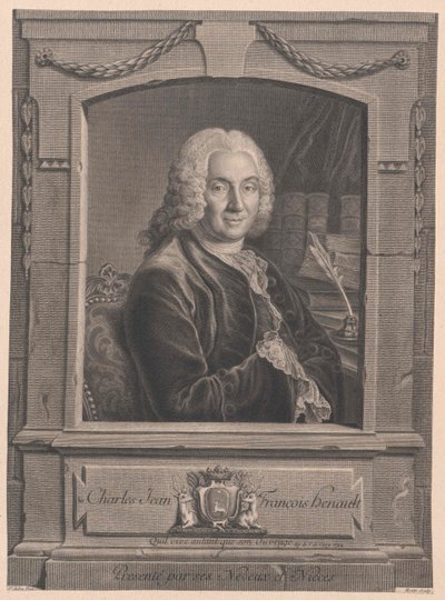 Charles-Jean-Francois Henault av Artist Unknown