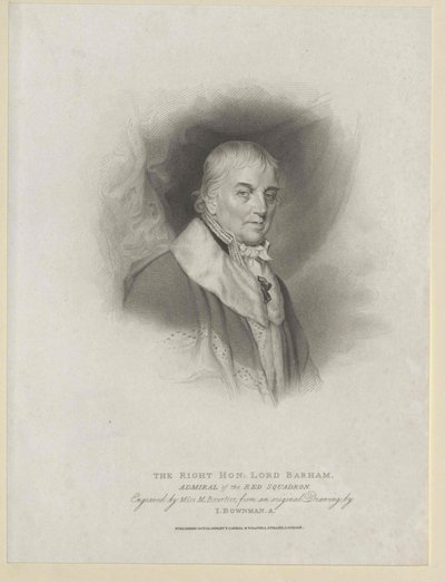 Charles Baron Barham Middleton (tryck) av Artist Unknown