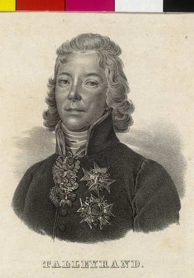 Charles Maurice hertig Talleyrand-Perigord av Artist Unknown
