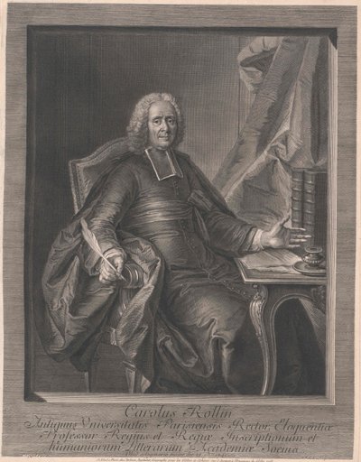 Charles Rollin av Artist Unknown