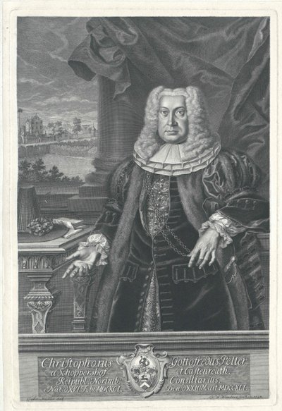 Christoph Godfrey Peller von Schoppershof zu Kastenreuth av Artist Unknown