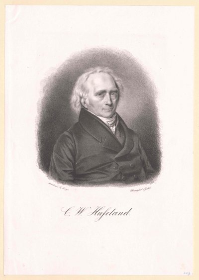 Christoph Wilhelm Hufeland av Artist Unknown