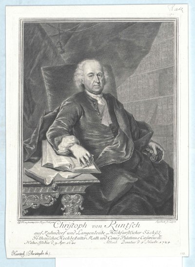 Christoph von Kuntsch av Artist Unknown