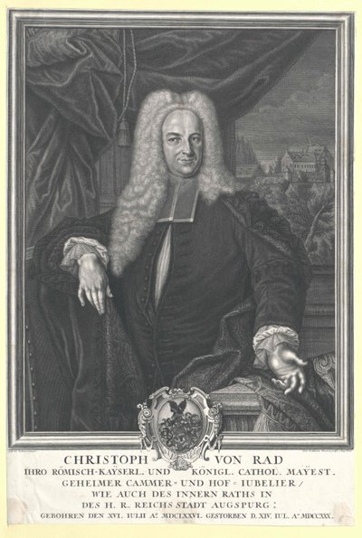 Christoph von Rad av Artist Unknown