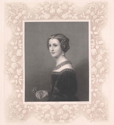Cornelia Vetterlein (tryck) av Artist Unknown