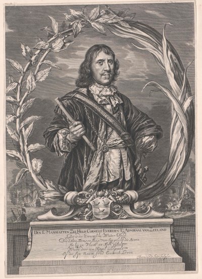 Cornelis d. Ae Evertsen av Artist Unknown