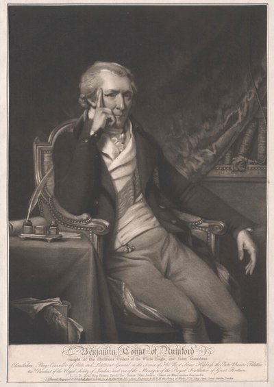 Greve av Rumford Thompson av Artist Unknown