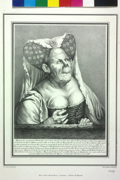 Grevinnan av Tyrolen Margaret Maultasch av Artist Unknown