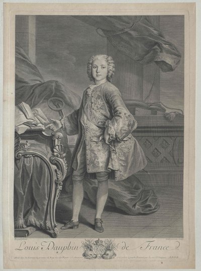Dauphin av Frankrike Ludwig av Artist Unknown