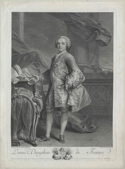 Dauphin av Frankrike Ludwig av Artist Unknown