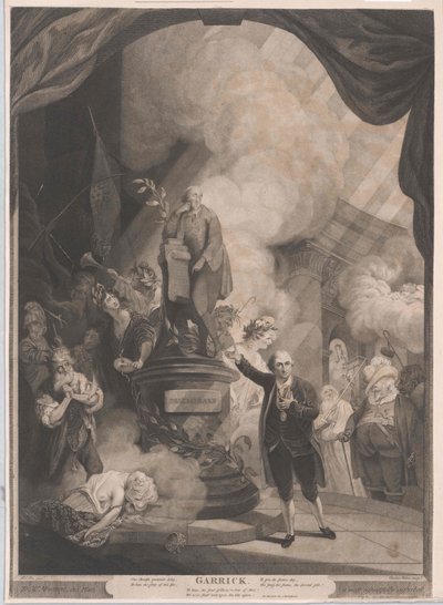 David Garrick av Artist Unknown