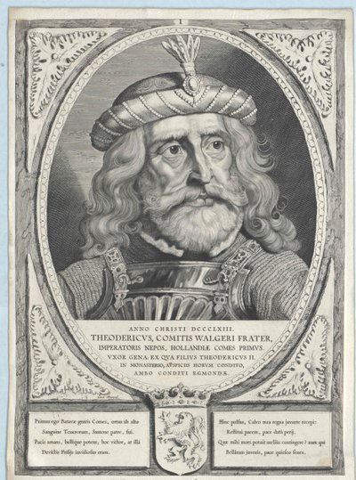 Dietrich I (tryck) av Artist Unknown
