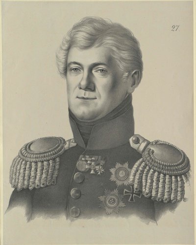 Dimitrij Vladimirovitj greve Galitzin (tryck) av Artist Unknown