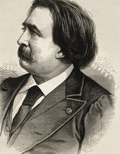 Dore, Paul Gustave (1832-1883). Romanticism. Etching av Artist Unknown