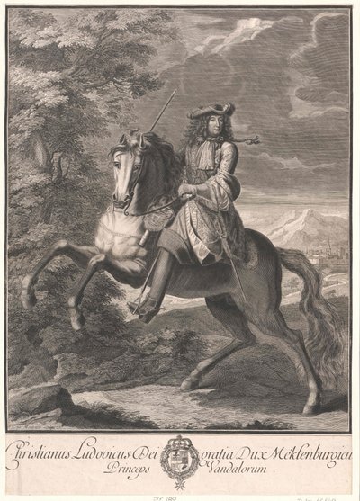 Hertig av Mecklenburg-Schwerin Christian Ludvig I av Artist Unknown